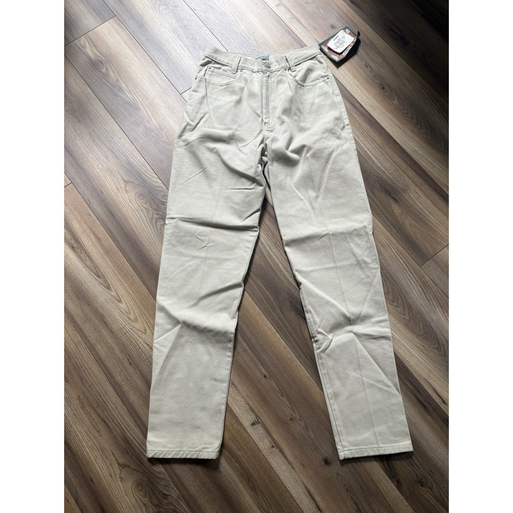 Vintage Snoozi Y2K Jeans Sz 7 High Waist Ivory Color Jeans‎ NWT
